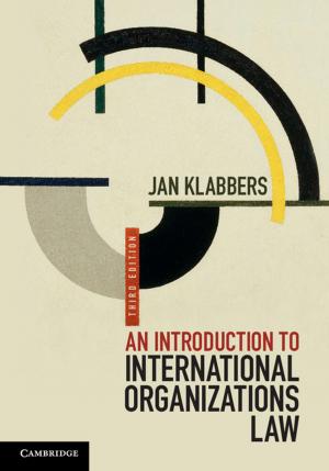 Cover of the book An Introduction to International Organizations Law by Daniel Kleppner, Robert Kolenkow
