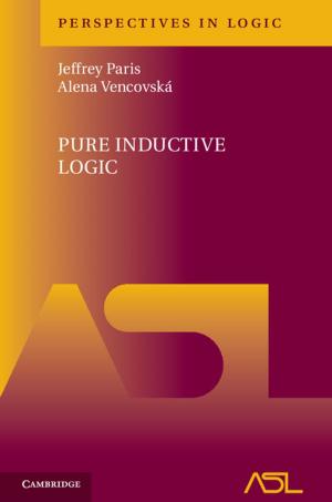 Book cover of Pure Inductive Logic
