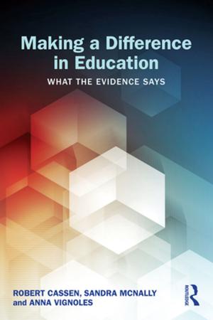 Cover of the book Making a Difference in Education by Pamela J. Shoemaker, Timothy Vos
