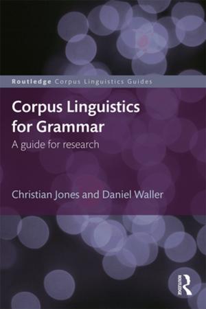Book cover of Corpus Linguistics for Grammar