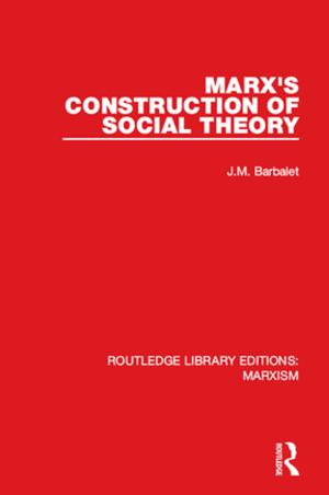 Cover of the book Marx's Construction of Social Theory (RLE Marxism) by Willy Legrand, Philip Sloan, Joseph S. Chen