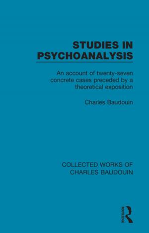 Cover of the book Studies in Psychoanalysis by 