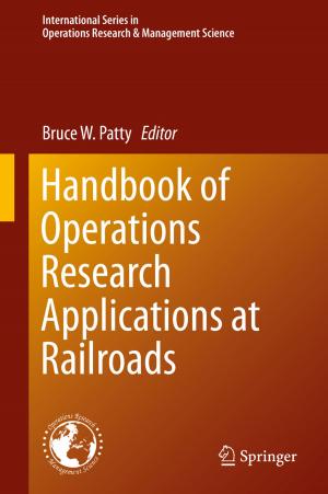 Cover of the book Handbook of Operations Research Applications at Railroads by Zahava Solomon