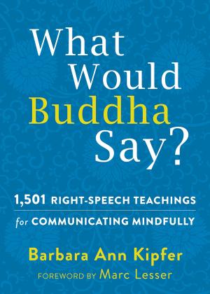 Cover of the book What Would Buddha Say? by Katharine Donnelly, PhD, Fugen Neziroglu, PhD, ABBP, ABPP