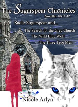 Cover of the book Sadie Sugarspear and the Search for the Grey Church, the Wild Blue Wolf, and the Three True Men by Nicole Arlyn