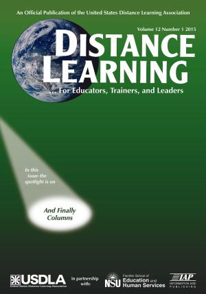 Cover of Distance Learning Issue