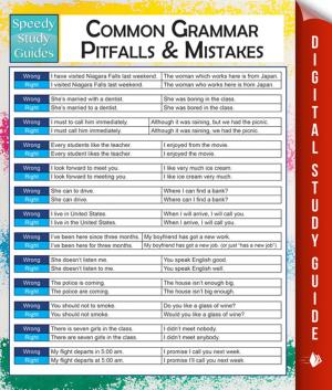 Book cover of Common Grammar Pitfalls And Mistakes (Speedy Study Guides)