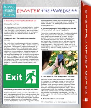 bigCover of the book Disaster Preparedness (Speedy Study Guides) by 