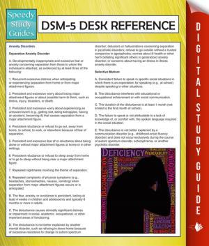 Book cover of DSM-5 Desk Reference (Speedy Study Guides)