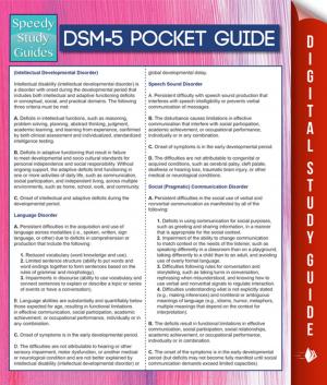 Cover of DSM-5 Pocket Guide (Speedy Study Guides)