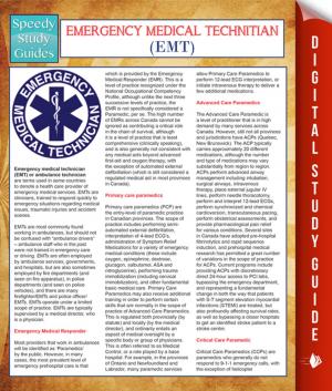 Book cover of EMT- Emergency Medical Technician (Speedy Study Guides)