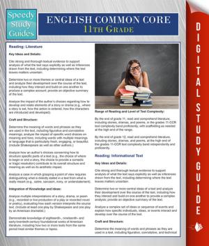 Cover of English Common Core 11th Grade (Speedy Study Guides)