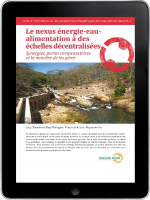 Book cover of Le nexus énergie-eau-alimentation à des échelles décentralisées eBook