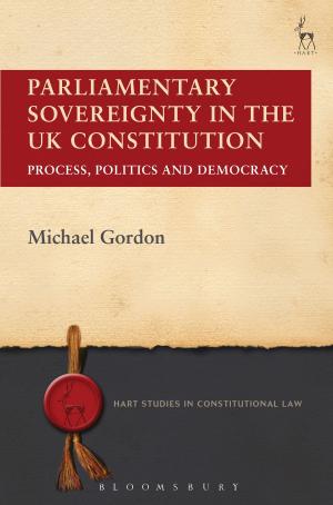Cover of the book Parliamentary Sovereignty in the UK Constitution by Professor Barbara Hardy
