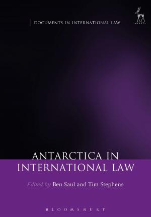 Cover of the book Antarctica in International Law by Alicia Aldrete, Professor Gregory S. Aldrete