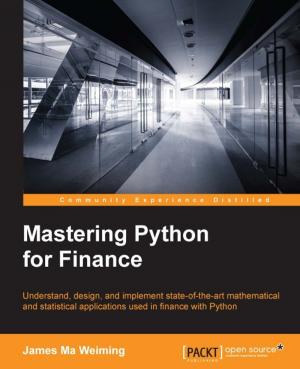 Cover of the book Mastering Python for Finance by Pascal Bugnion, Patrick R. Nicolas, Alex Kozlov