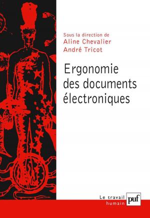 Cover of the book Ergonomie des documents électroniques by Jean-Pierre Bertrand, Paul Aron