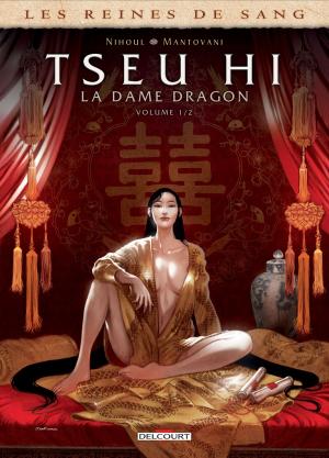 Cover of the book Les Reines de sang - Tseu Hi, La Dame dragon T01 by Eric Powell, Mike Mignola