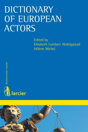 Cover of the book Dictionary of European actors by Valérie Simonart, Thierry Tilquin