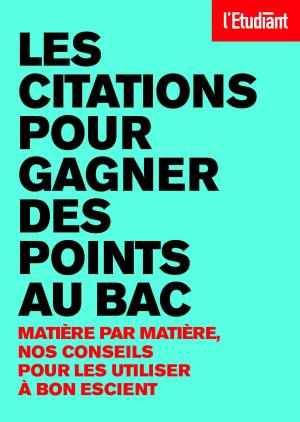 Cover of the book Les citations pour gagner des points au bac by Lou Duval, Emma Loiseau