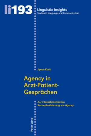 Cover of the book Agency in ArztPatient-Gespraechen by Maximillian Jordan