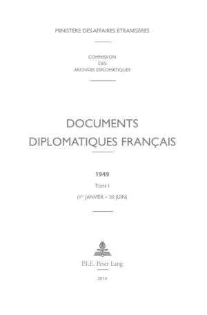 Cover of the book Documents diplomatiques français by Lorenzo Ferrari