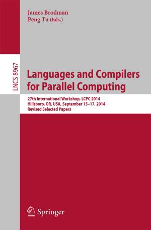 Cover of the book Languages and Compilers for Parallel Computing by John Todd