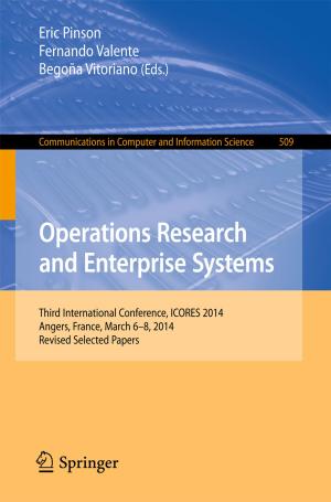Cover of Operations Research and Enterprise Systems