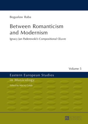 Cover of the book Between Romanticism and Modernism by 