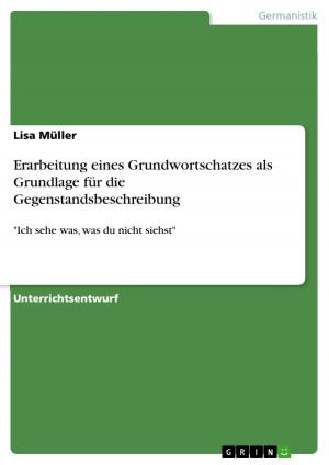 Cover of the book Erarbeitung eines Grundwortschatzes als Grundlage für die Gegenstandsbeschreibung by Claudia Sieber