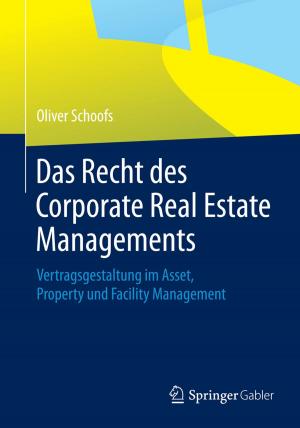 Cover of the book Das Recht des Corporate Real Estate Managements by Hartmut H. Biesel