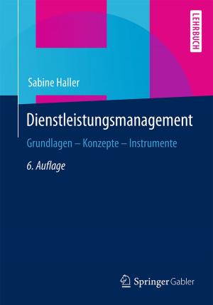 Cover of the book Dienstleistungsmanagement by Anna Karin Spångberg Zepezauer, Siegfried Bruckmann