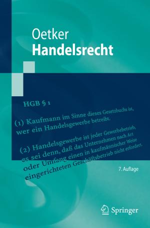 Cover of the book Handelsrecht by Christian Karpfinger