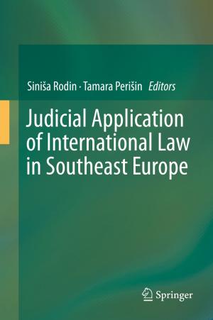 Cover of the book Judicial Application of International Law in Southeast Europe by Siegmund Brandt, Markus Schumacher
