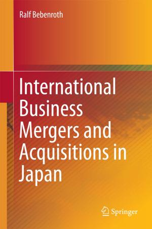 Book cover of International Business Mergers and Acquisitions in Japan