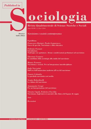 Cover of the book Il contributo della sociologia allo studio del narcisismo by Raffaele De Mucci