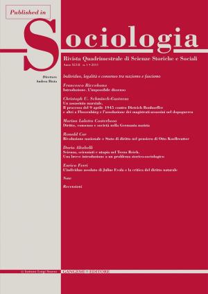 Cover of the book Diritto, consenso e società nella Germania nazista by Alessandro Fiorenza, Maria Cristina Antonucci