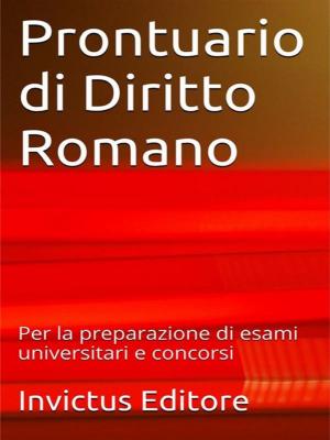 Cover of the book Prontuario di diritto romano by anonymous