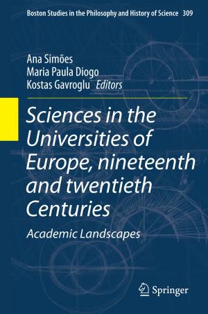 Cover of Sciences in the Universities of Europe, Nineteenth and Twentieth Centuries