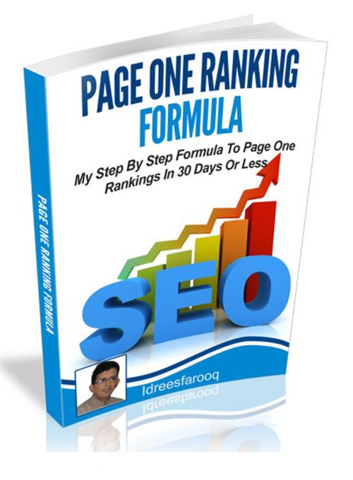 Cover of the book Page One Ranking Formula by Idrees Farooq, Consumer Oriented Ebooks Publisher