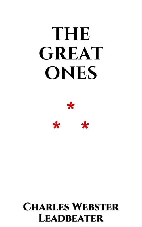 Cover of the book The Great Ones by Charles Webster Leadbeater, Edition du Phoenix d'Or