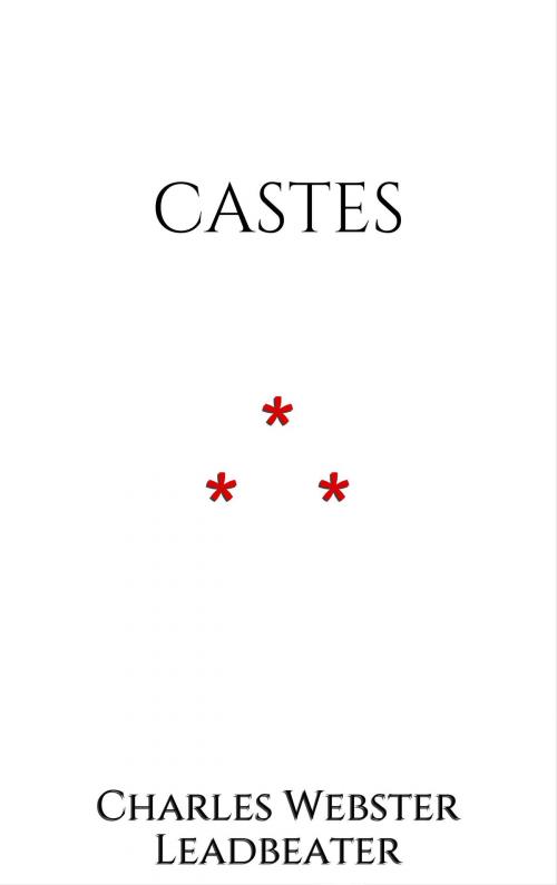 Cover of the book Castes by Charles Webster Leadbeater, Edition du Phoenix d'Or