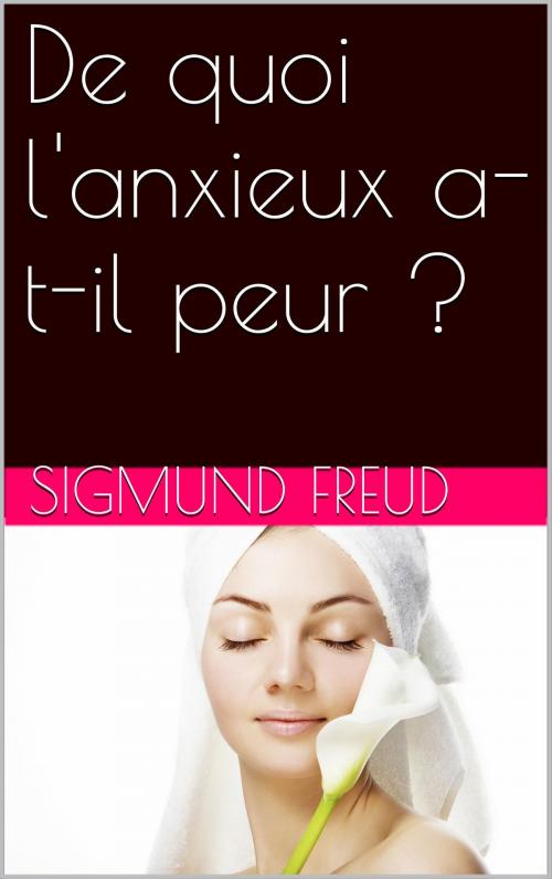 Cover of the book De quoi l'anxieux a-t-il peur ? by Sigmund Freud, NA
