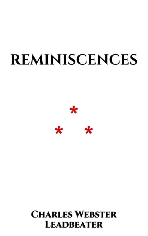 Cover of the book Reminiscences by Charles Webster Leadbeater, Edition du Phoenix d'Or