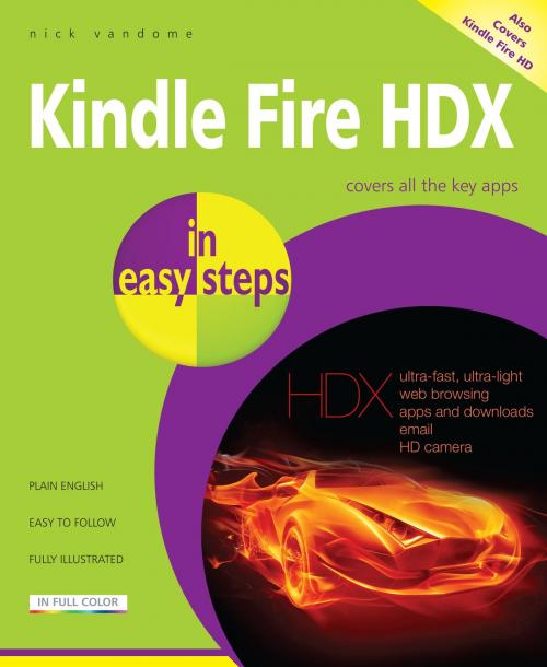 Cover of the book Kindle Fire HDX in easy steps by Nick Vandome, In Easy Steps