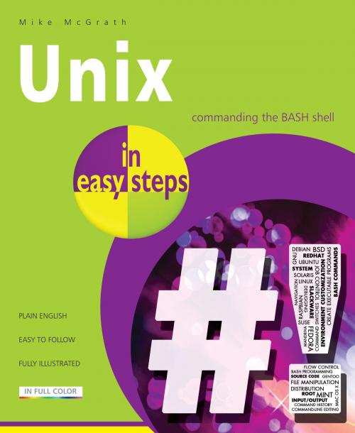 Cover of the book Unix in easy steps by Mike McGrath, In Easy Steps