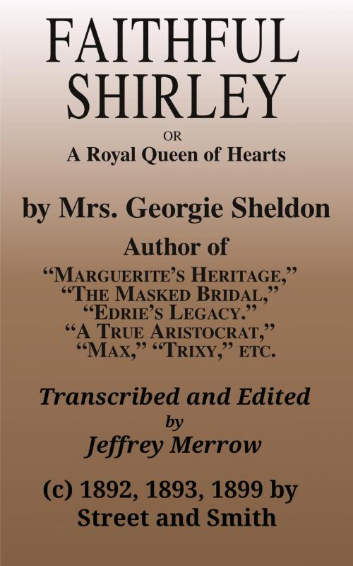 Cover of the book Faithful Shirley by Georgie Sheldon, Tadalique and Company