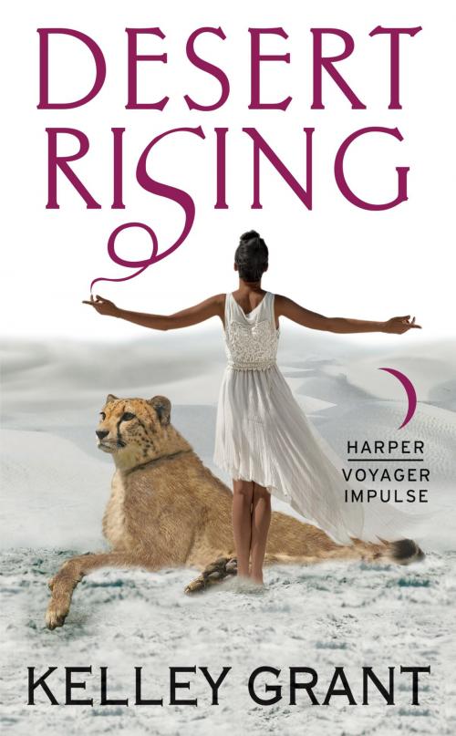 Cover of the book Desert Rising by Kelley Grant, Harper Voyager Impulse