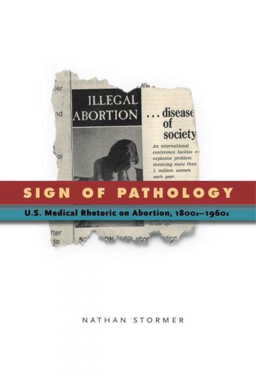 Cover of the book Sign of Pathology by Nathan Stormer, Penn State University Press