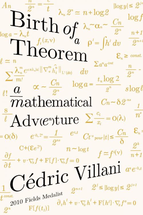 Cover of the book Birth of a Theorem by Cédric Villani, Farrar, Straus and Giroux